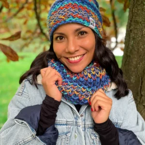 Mały komin MERINO 50% „Górski potok”