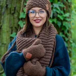 Komin MERINO „Brązowy”